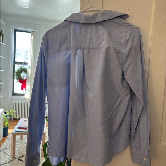 Sezane Sky Blue Button Down Shirt - Picture 3 of 3